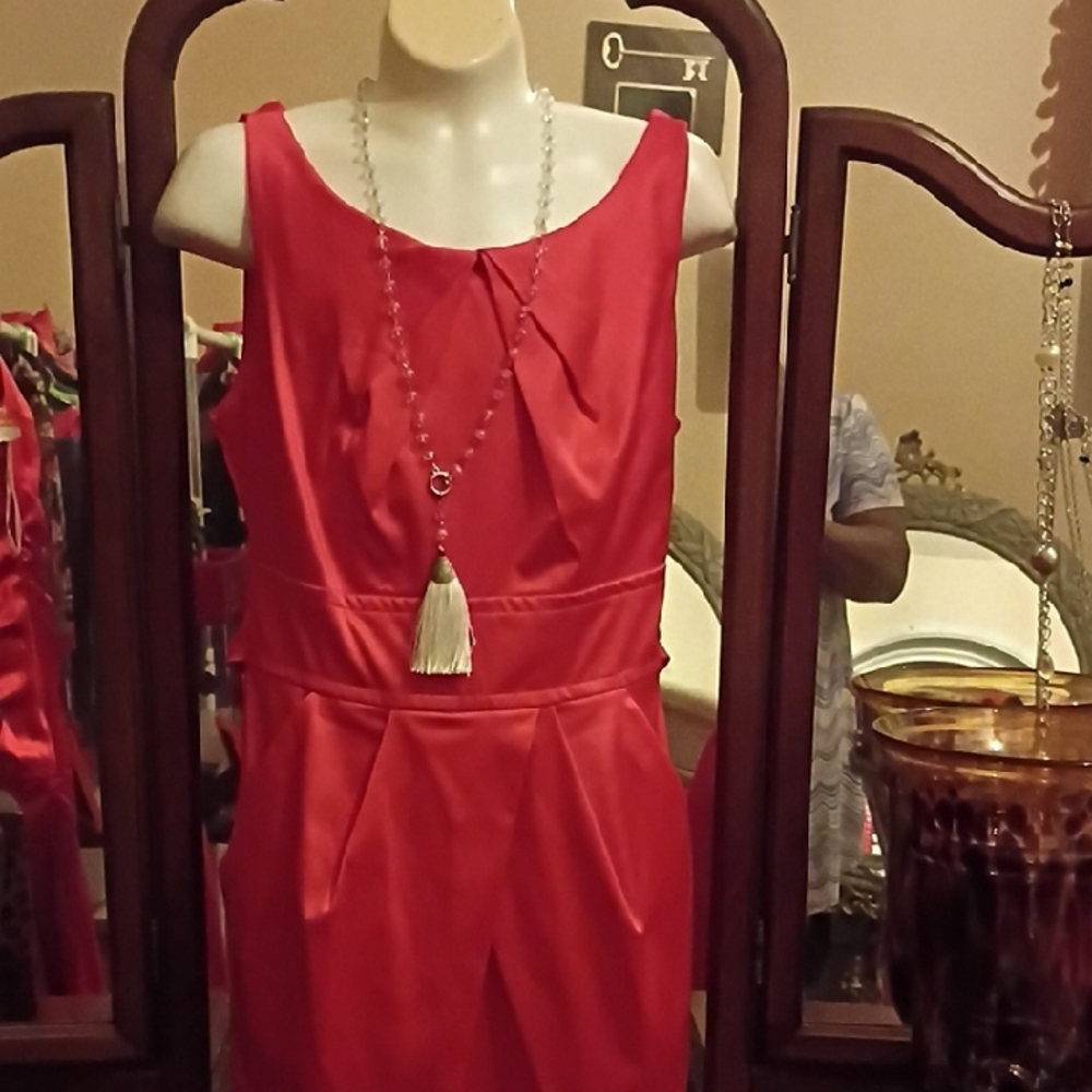 Teeze Me Red Midi Dress
